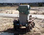 ЗЕВС-37 на базе самоходной тележки (очистка наружных трубопроводов водоснабжения)